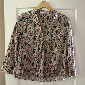 Zara Multicolor Patterned Women's Top